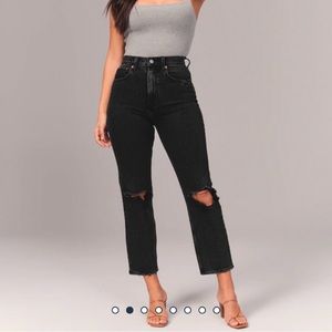 Curve Love Ultra High Rise Ankle Straight Jeans